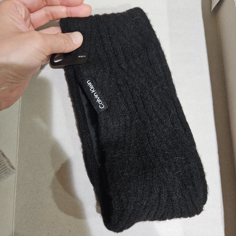 Calvin Klein Headband Warmer Black NWT